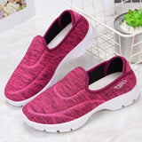 Julyshy  Summer Women Shoes 2022 New Lightweight Casual Shoes Breathable Mesh Knitted Sports Shoes Women Flat Shoes Zapatos De Mujer